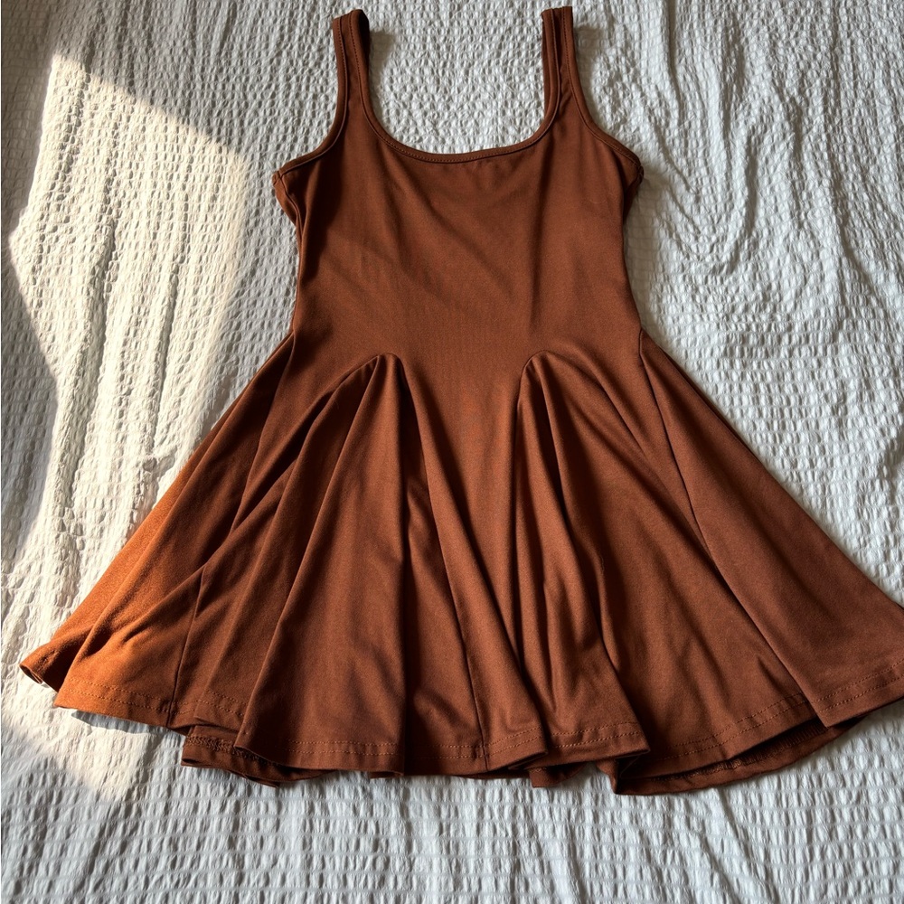 SHEIN Warm Brown Dress